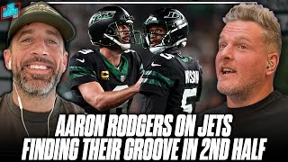 Aaron Rodgers Says He Played Worst Half Of Football In His Life How Jets Recovered 2nd Half [upl. by Grant]