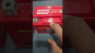 Product changes in Exide battery newly engraved serial no to easily identify the product [upl. by Yemorej]