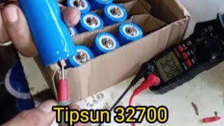 Unboxing Tipsun 32700 lifepo4 battery para sa battery ng UPS [upl. by Ydarg]