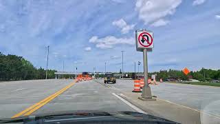 Mackinac Bridge to St Ignace Timelapse Driveover [upl. by Bagley]