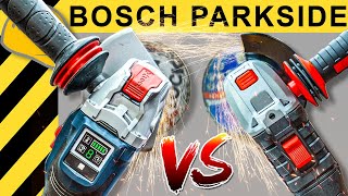 BOSCH GEGEN PARKSIDE WINKELSCHLEIFER DUELL  BEST OF WERKZEUGNEWS LIVE 06 [upl. by Yenots]