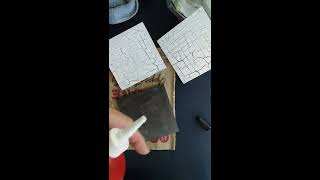 How to Crackle Paint using PVA Glue Part 1 [upl. by Ydnal183]