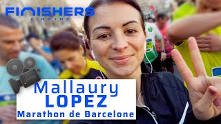 ON COURT LE MARATHON DE BARCELONE 2024 avec MALLAURY LOPEZ 🇪🇸 [upl. by Aikenat]