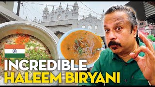 😋 INCREDIBLE HALEEM BIRYANI  66yearold Haji Salamma Restaurant in Khurja Uttar Pradesh [upl. by Orfinger]