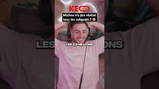 MICHOU N’A PAS RÉALISÉ TOUS LES SUBGOALS  😨 Votre avis  shorts michou fiatpanda tiktok [upl. by Eenimod]