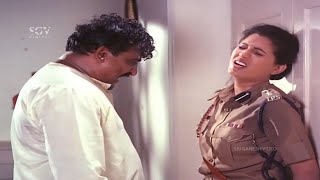 Doddanna Behaves Badly With a Lady Police Officer  Gandanige Takka Hendathi Movie Climax Scene [upl. by Meyer173]