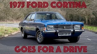 1975 Ford Mk3 Cortina 2000e goes for a Drive [upl. by Fields]