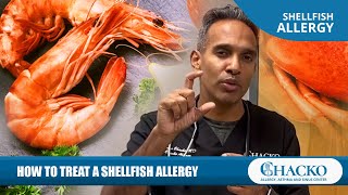 How to Treat a Shellfish Allergy Chacko Allergy [upl. by Icyaj]