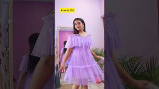 meeshfinds Korean dress haul under ₹500  meesho dress haul cute meesho meeshohaul dress korean [upl. by Aneelas]