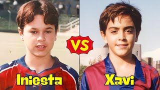 Iniesta vs Xavi  Comparison [upl. by Nahtanod]