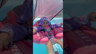 Como é levar um bebê de 6 meses para Piscina… 👶🏊‍♀️ maternidade bebe piscina familia [upl. by Eniretak]