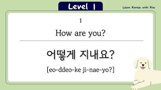 30 Minutes Listen to Korean on Your Commute  Korean Sentences for Beginners [upl. by Eux]