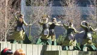 Kyoshi Warriors Fan Dance [upl. by Kcirtemed862]