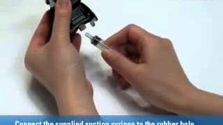 HP 75 75XL TriColour Ink Cartridge  Ink Refill Instructions [upl. by Davidoff]