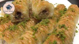 Burma Tatlısı Tarifi  Baklavalık Yufkadan Kolay Burma Tatlısı Nasıl Yapılır [upl. by Annatnom]