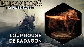 Elden Ring  Minute Boss ► Loup cramoisi de Radagon [upl. by Abby]