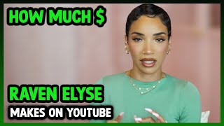 How Much RAVEN ELYSE Get paid From YouTube [upl. by Ailene928]