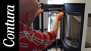 How to Replace the Stove Door Rope Seal  Contura stoves [upl. by Dimitri765]