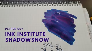 Ink Institute Shadowsnow Fountain Pen Ink [upl. by Warton557]