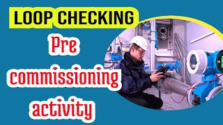 Instrumentation commissioning  Loop Checking [upl. by Atnamas744]