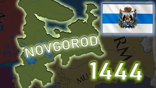 What if Novgorod Blessed in 1444 1444  2100  Eu4 Timelapse [upl. by Virnelli]