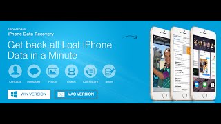 Tenorshare iPhone Data Recovery Software [upl. by Ynoyrb]