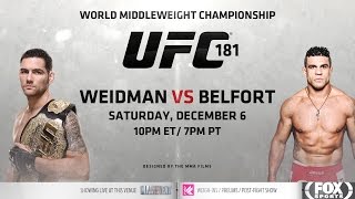 UFC 187 Weidman vs Belfort Promo [upl. by Michaele708]