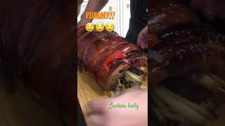 Lechon Belly🤤🤤🤤 food recipe foodie cooking foodlover lechonbellylechonyummy [upl. by Kcireddor]