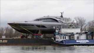 Schwertransport vom Rhein boot 2019 [upl. by Ragen]