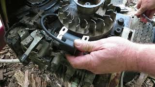 Briggs and Stratton Engine Coil test and replace [upl. by Larimor]