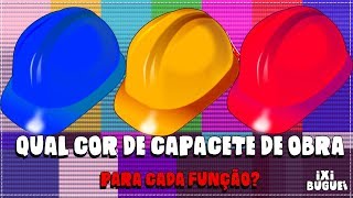 QUAL COR DE CAPACETE PRA CADA FUNÇÃO [upl. by Adnahsed774]