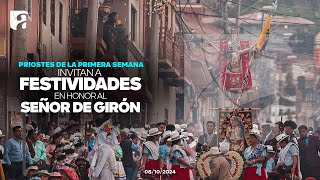 Priostes de la primera semana invitan a las festividades del Señor de Girón [upl. by Groot82]