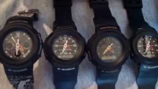 Casio Gshock Aw500 rare collection [upl. by Adlanor]