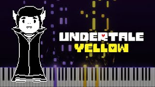 Forlorn Dalvs Battle Theme  Undertale Yellow Soundtrack  Piano Cover Tutorial [upl. by Ezmeralda]