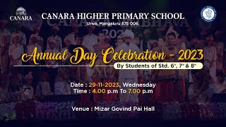 Canara Higher Primary School Urva Annual day celebration by the students of class 6 7 and 8 [upl. by Zulema258]