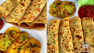 Potato Crepes  Easy and Quick Recipe How to make crepes Breakfast idea crepes [upl. by Selina]