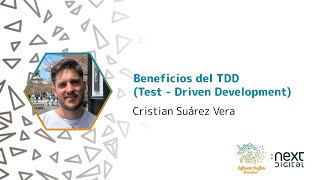 Cristian Suárez Vera  Beneficios del TDD Test  Driven Development  SCBCN 24 [upl. by Nosylla]