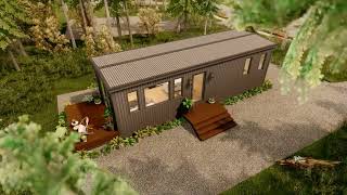 Tour Our Cozy 14x40 Medio Tiny Home Compact Luxury Living [upl. by Issim]