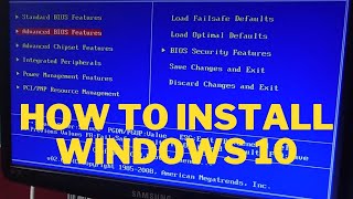 How to Install Windows 10 from a USB Flash Drive for Esonic H61 Motherboard aristokingzone [upl. by Jillayne]