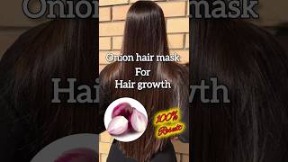 Onion hair mask for hair growth 😲 100 work [upl. by Irah70]