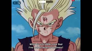 Dragon Ball Z Kai Gohan Punches Cell Japanese [upl. by Aratak263]