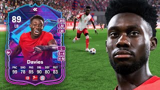 89 FLASHBACK DAVIES SBC PLAYER REVIEW  EA FC 24 ULTIMATE TEAM [upl. by Ahseiuqal649]