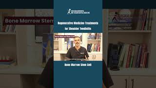 Regenerative Medicine Treatment for Shoulder Tendinitis  Stem Cell Therapy [upl. by Lynea471]