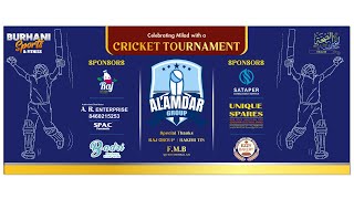 Day 1  Alamdar Group Presents Cricket Tournament 2024  Rajkot  GTC Live [upl. by Netsryk]