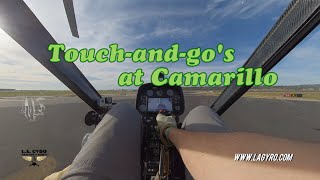 Touchand Gos at Camarillo Airport KCMA  a test flight of a Kallithea gyroplane in the USA [upl. by Jefferson]