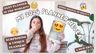 my 2024 Planner finally REVEALED  the best planner Ive used  a BIG shift in my planner journey [upl. by Ahsikan]