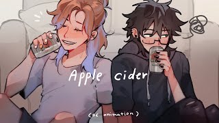 apple cider  beabadoobee  oc animation [upl. by Adnowat]