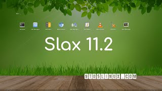 Quick Look at Slax 112  Debianbased minimalist and portable Linux distro [upl. by Eittik]