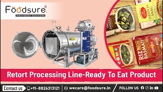 Retort Processing Line  Ready to Eat Product  Call Us 91 8826313121 [upl. by Algy413]