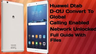 Huawei Dtab D01J Convert To Global BTVDL09  Network Unlocking [upl. by Llerut]